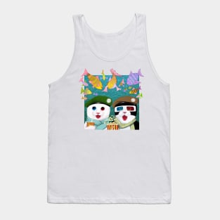 3D cat Tank Top